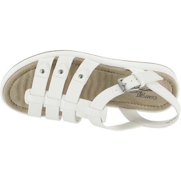 Easy Street Womens Chirp Flat Sandals - Picture 2 of 6